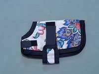 flower print doe kid winter coat