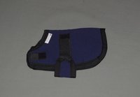 navy goat kid coat