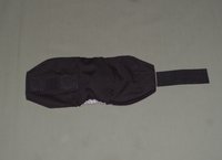 11"-14" Black Male Dog Diaper, Adjustable Black Dog Belly Band, Boy Doggy Wrap Pants, Housetraining aid