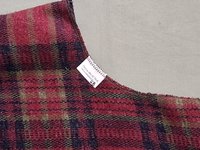 Nigerian plaid berber coat liner