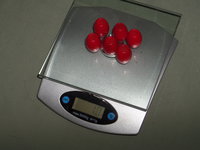 Vintage Red Barrel Wood Beads 1 lb Macrame Craft Supply 1 1/4" / 22mm x 32mm with 3/8" Hole, Oval Wooden Beads
