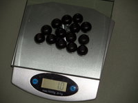 1 lb Vintage Round Black Wood 3/4" and 1" Beads Macrame Craft Supplies Lot 20mm and 25mm Wooden Beads 1/2 lb of Each Size