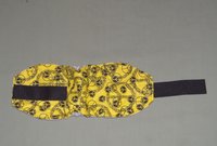 Retro look peace symbols dog band