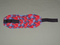 red blue doggy diaper training aid