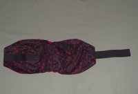 black and red dog belly band