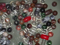 mixed colors style macrame beads