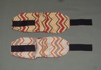 set of 2 striped dog belly bands