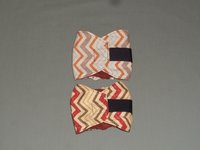 Striped male dog diaper