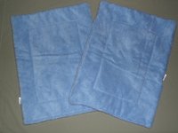 dog or cat blue fleece crate pad