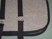 26" Brown, White Check Winter Goat Coat, Sheep Jacket with a Velour Fleece Lining