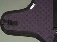 26" Purple Diamonds Winter Goat Coat, Striped Sheep Jacket with a Fleece Lining, Doe, Buck Supply