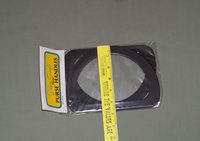 2 Pair Vintage Fibre-Craft Black Plastic Purse Handles Fabric & Macrame Handbag Supply NOS Dee Shape D-Shaped