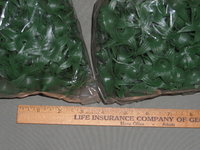 2 Packs Vintage Sepals, Calyx P-200A Plastic Greenery Floral Parts NOS Wreath Millinery Supply, Flower Making Supplies