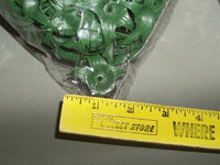 2 Packs Vintage Sepals, Calyx P-200A Plastic Greenery Floral Parts NOS Wreath Millinery Supply, Flower Making Supplies