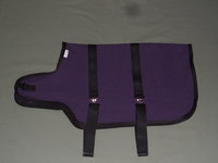 30" Dark Purple Winter Goat Coat, Sheep Jacket with a Fleece Lining, Dairy, Meat Goat Supply