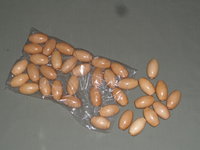 36 Vintage Jumbo Barrel Natural Wood Chunky Macrame Beads Approx 2 1/2" Long for Wall Hangings Art Decor