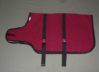 38" Raspberry Winter Water-Resistant Goat Coat, Sheep Jacket with a Fleece Lining, Boer Nubian Goat Supply