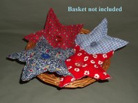 red, white blue bowl fillers