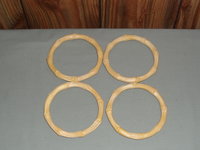 5 inch faux bamboo rings
