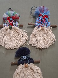 handmade vintage blue gnomes