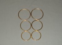 2 1/2 inch, 3 inch and 3 1/2" rings