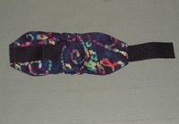 blue tie dye dog belly band