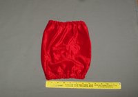 Bright Red Dog Snood, Size Medium, Dog Show Supply, Doggy Ear Protection, Cockers, Cavaliers, Whippets and other breeds