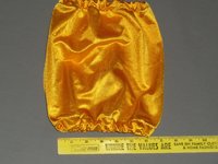 Bright Gold Dog Snood, Size Medium, Dog Show Supply, Doggy Ear Protection, Cocker Spaniels, King Charles Cavaliers, Whippets Ear Care