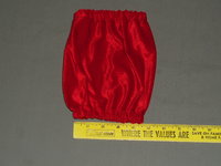 Small Bright Red Dog Snood, Dog Show Supply, Doggy Ear Protection, Mini Poodles, Shih Tzu, Chinese Crested, Italian Greyhounds