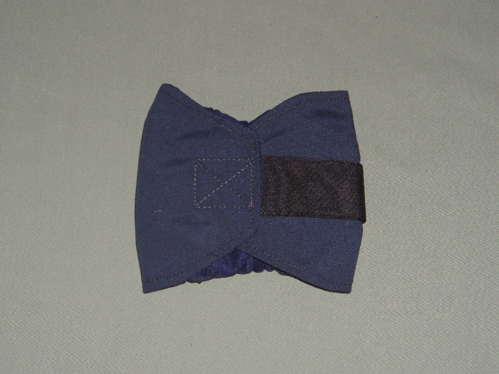 blue male dog diaper