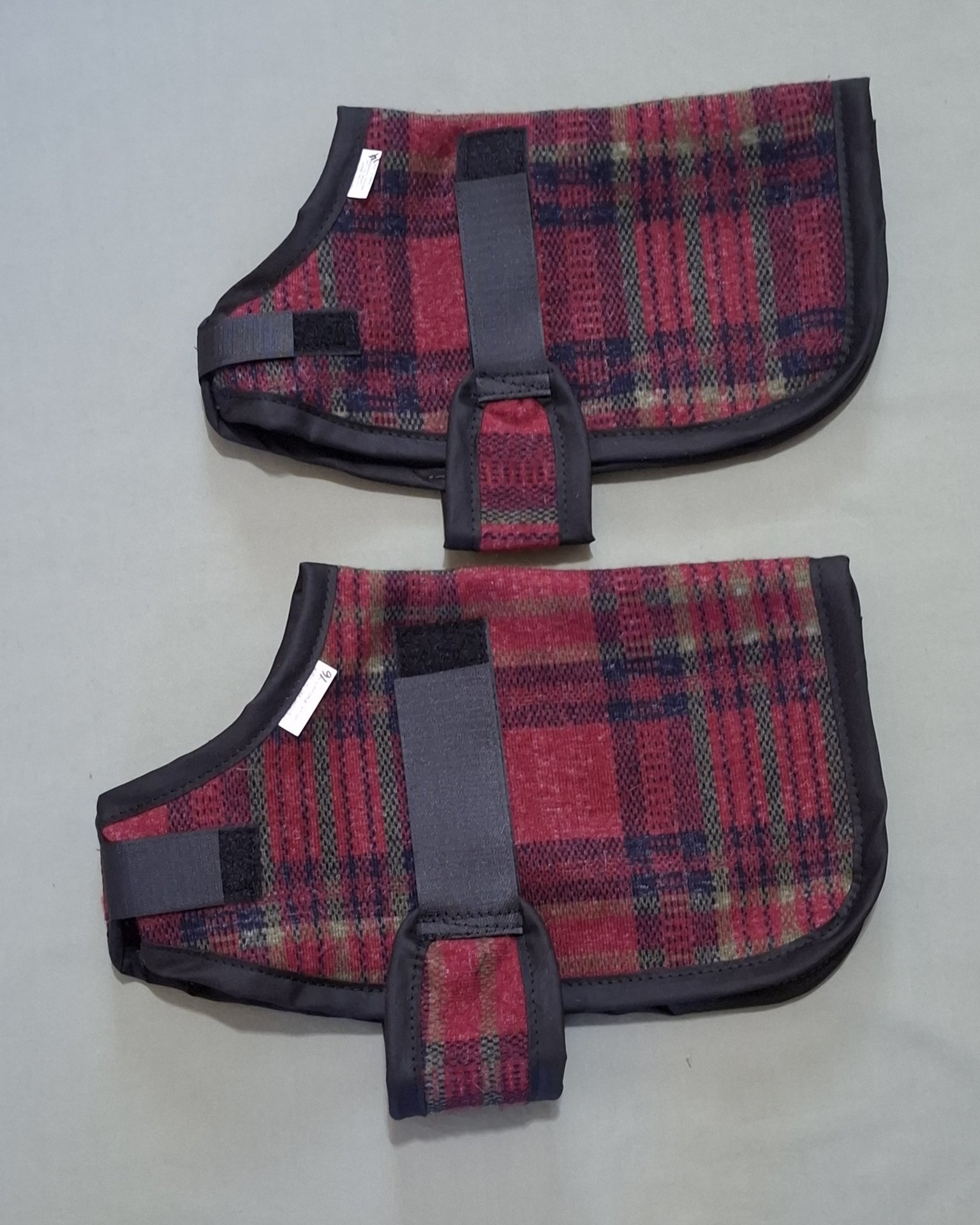2 sizes of sherpa fleece goat kid coats for growing kids