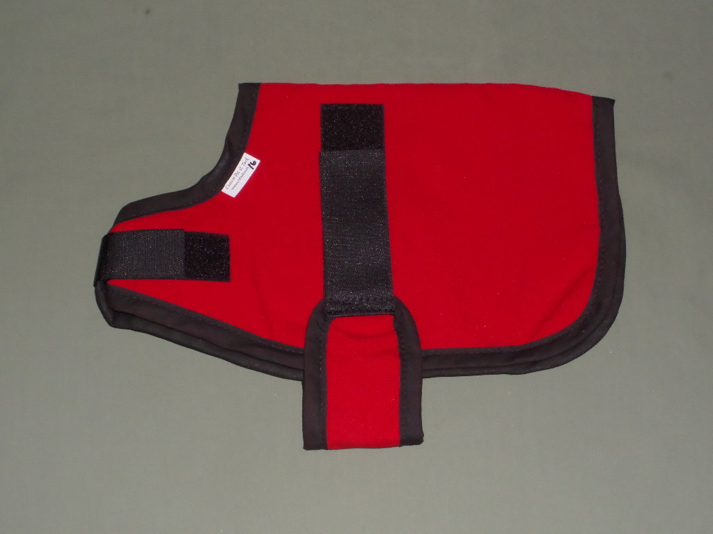 red boer kid winter coat