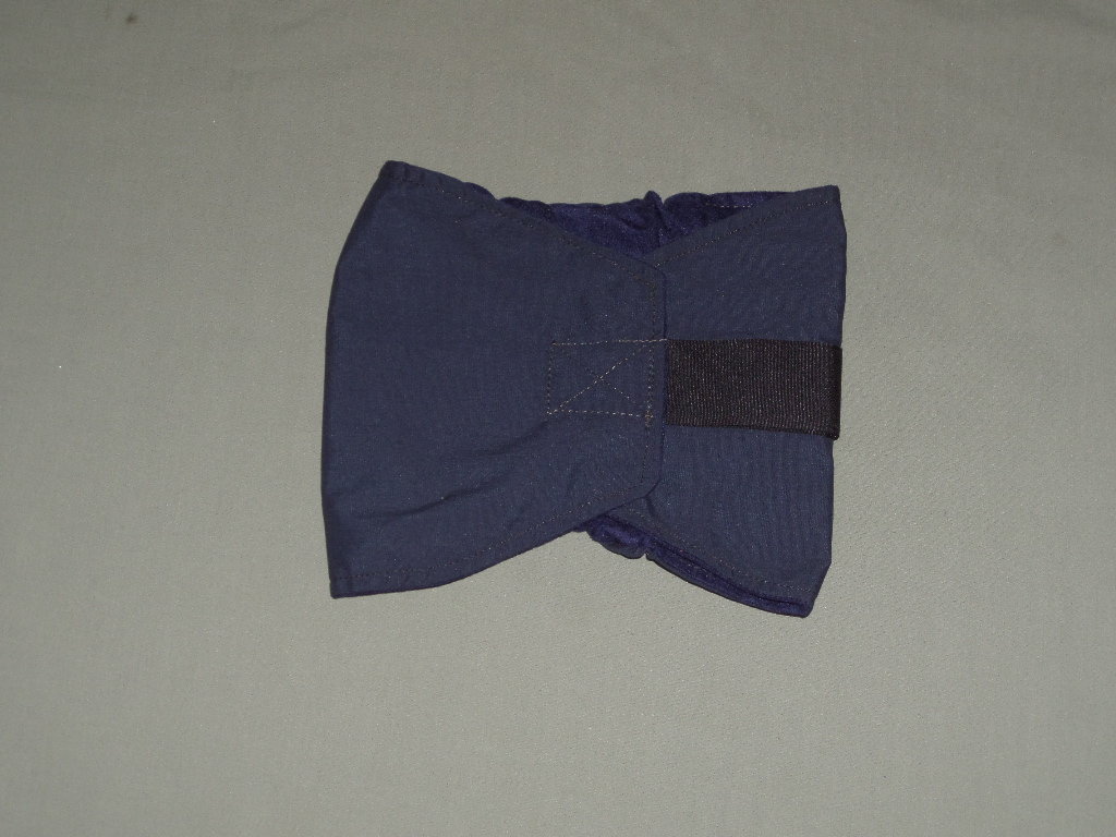 navy blue dog wrap