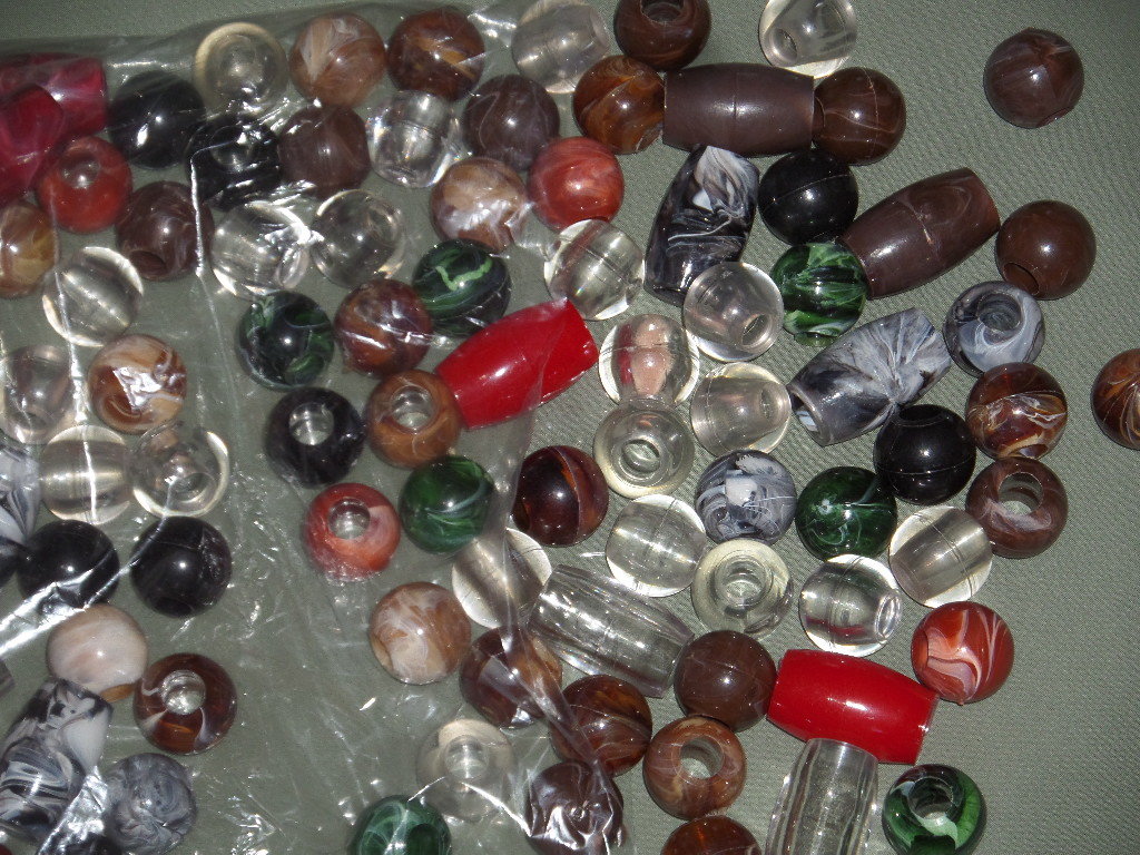 mixed colors style macrame beads