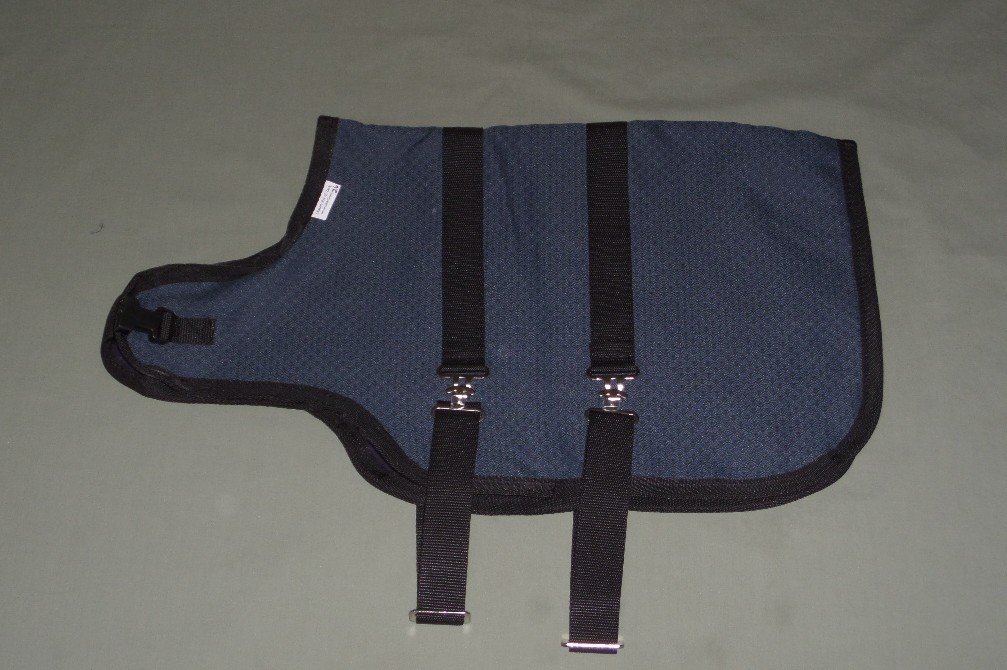 Blue winter ram coat