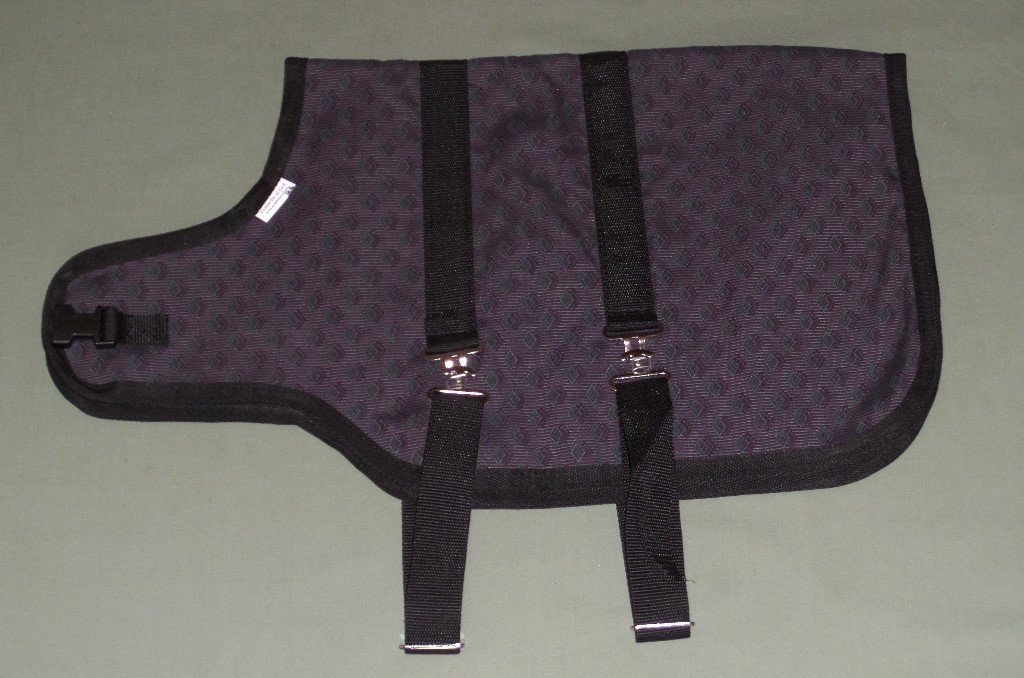 Purple striped winter Nigerian coat