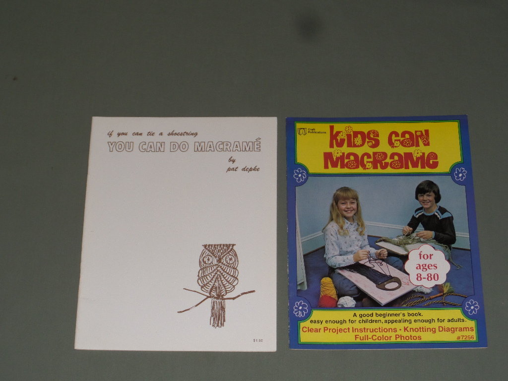 If you can tie a shoestring you can do macrame book