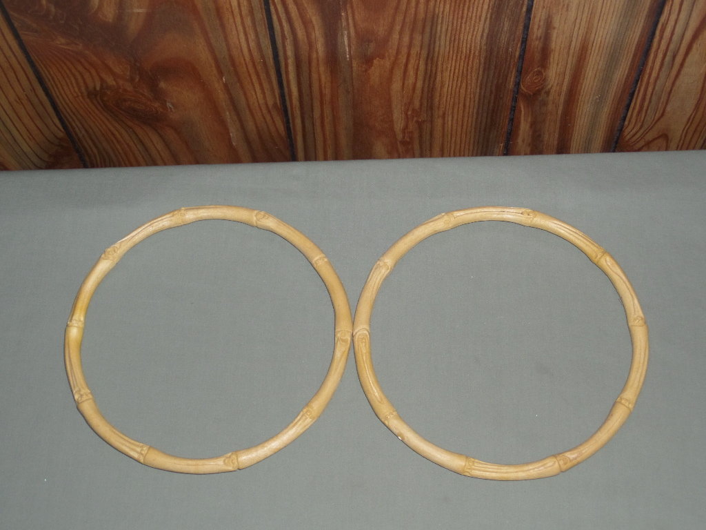 Plastic bamboo purse handles