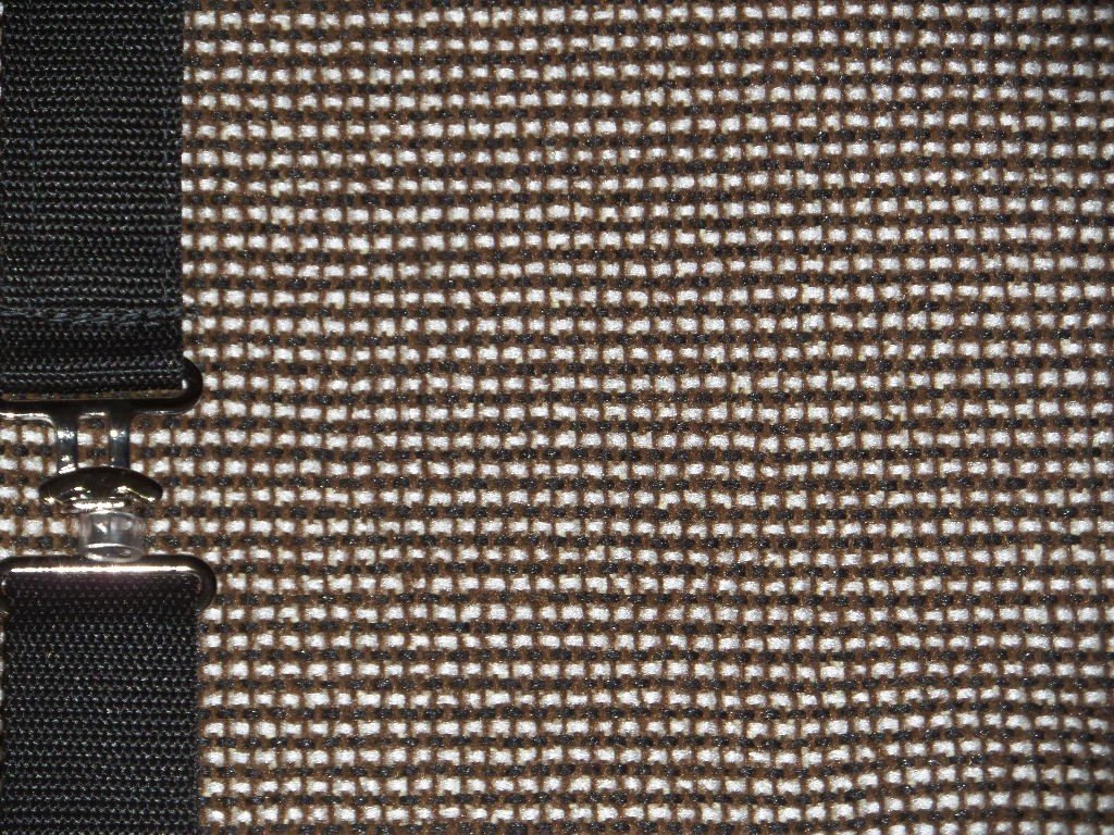 30" Dark Brown Check Winter Goat Coat, Sheep Jacket with a Fleece Lining, Dairy Goat Supply