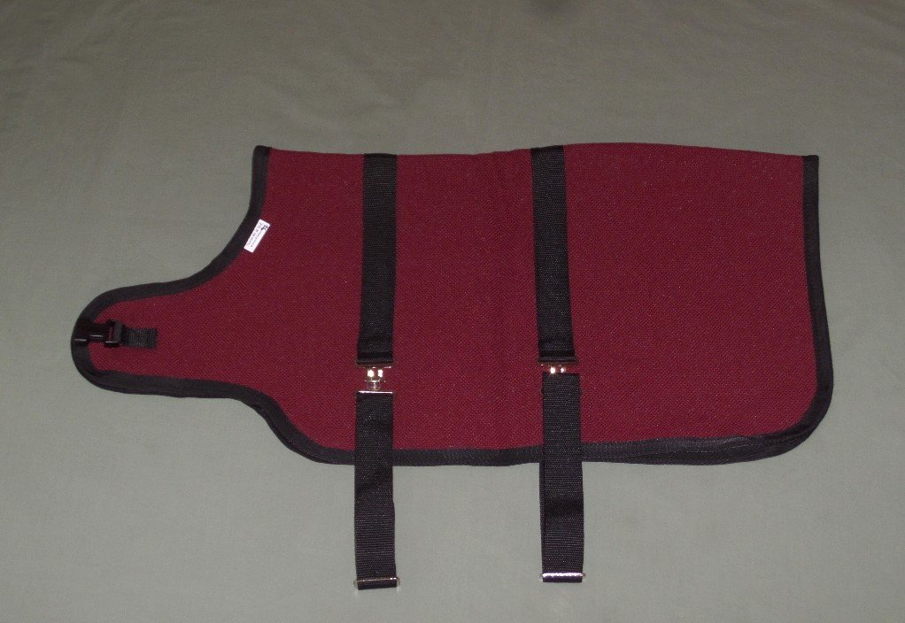 maroon doe buck jacket