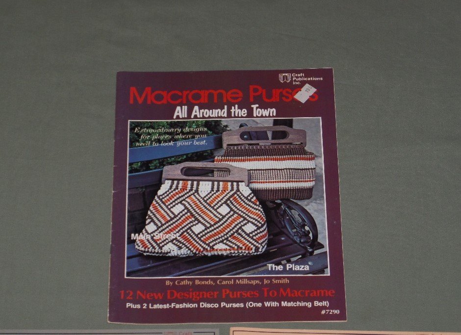 Macrame purses all around town