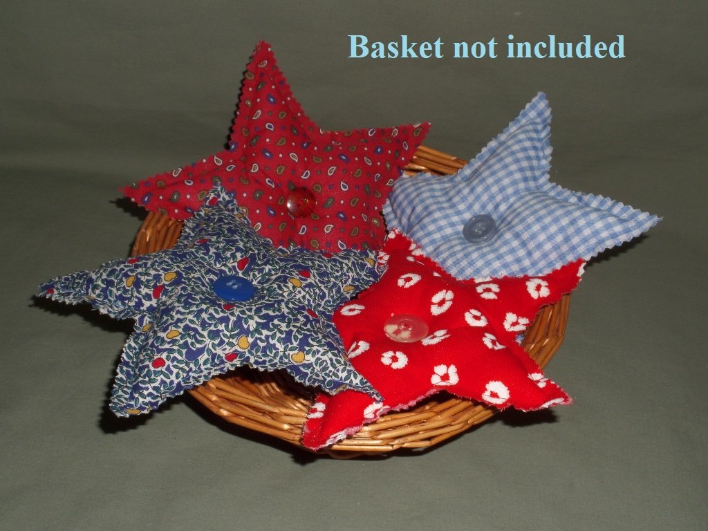 red, white blue bowl fillers