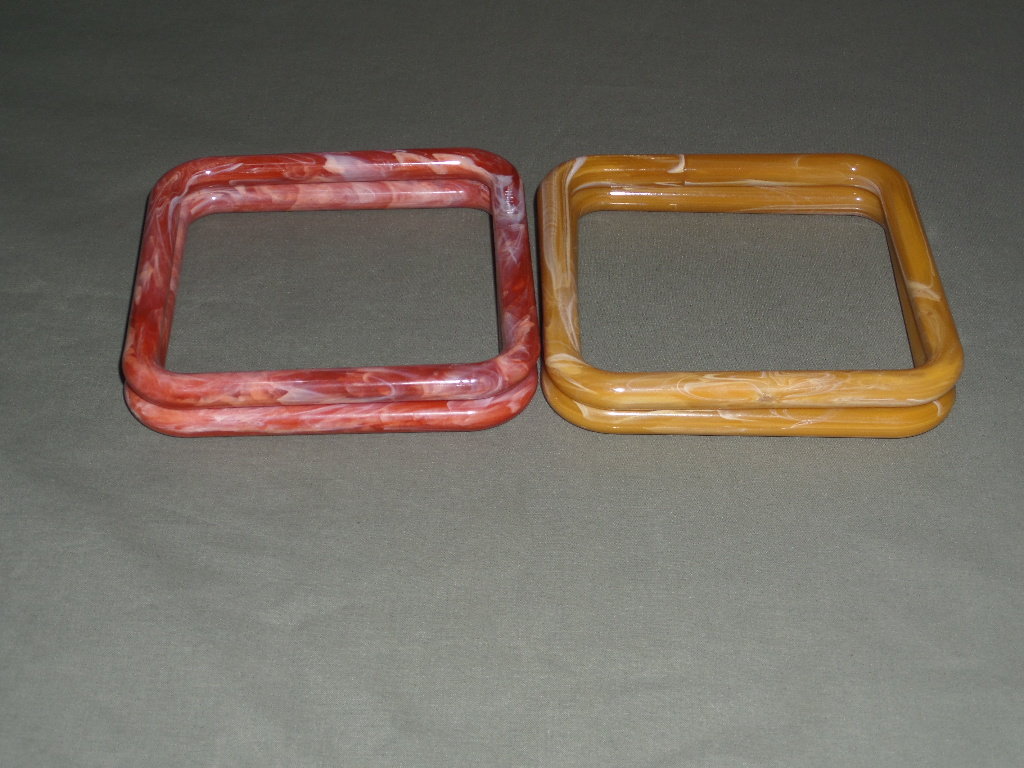 plastic macrame rings