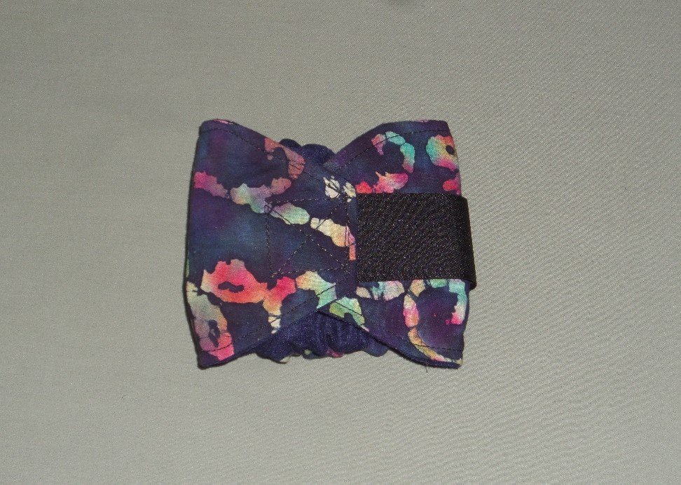 tie dye male dog diaper