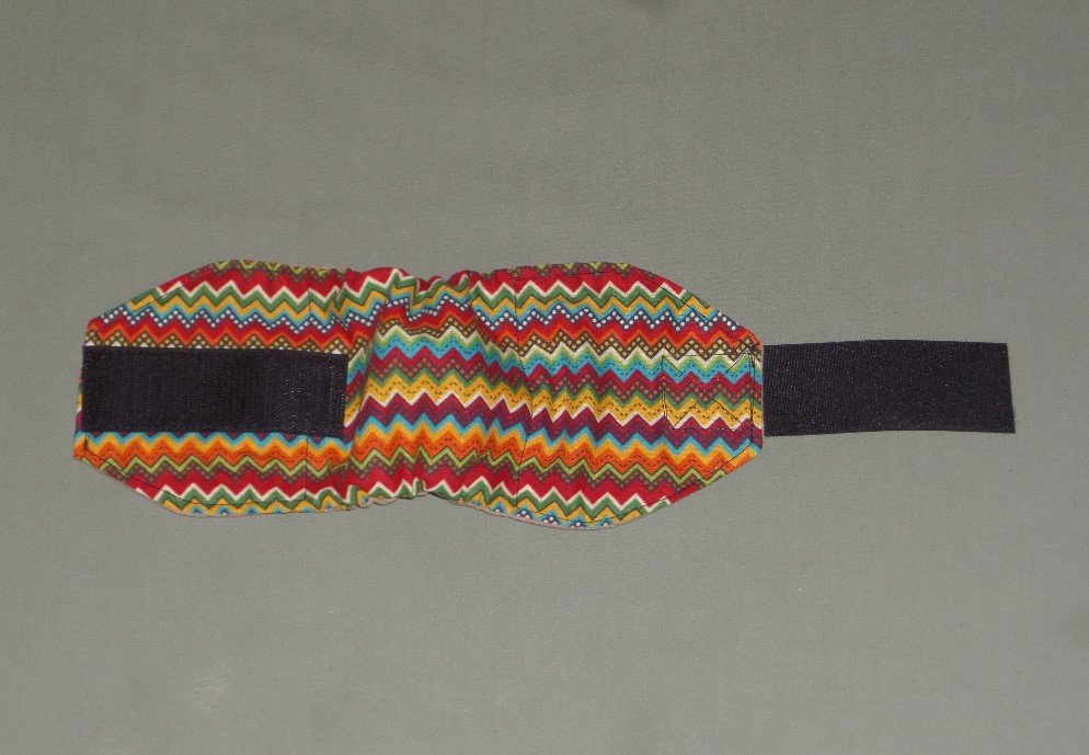 chevron male dog diaper