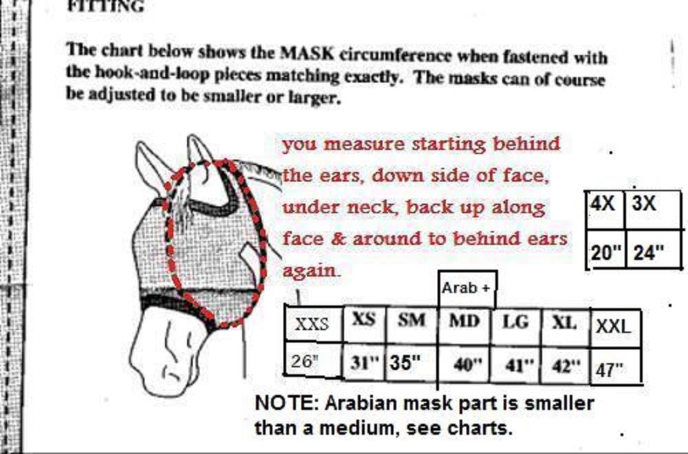 UV Mesh Miniature Horse Fly Mask, Mini Donkey Fly Mask, 4Xsmall, 3Xsmall, XXSmall and XSmall Sizes, Equine Tack
