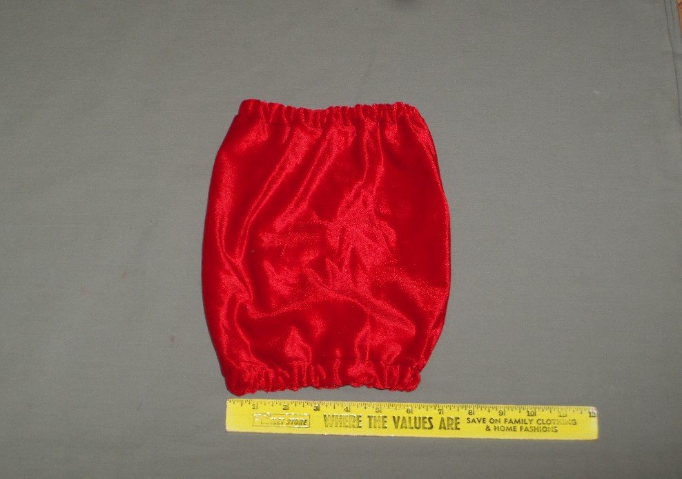 Bright Red Dog Snood, Size Medium, Dog Show Supply, Doggy Ear Protection, Cockers, Cavaliers, Whippets and other breeds