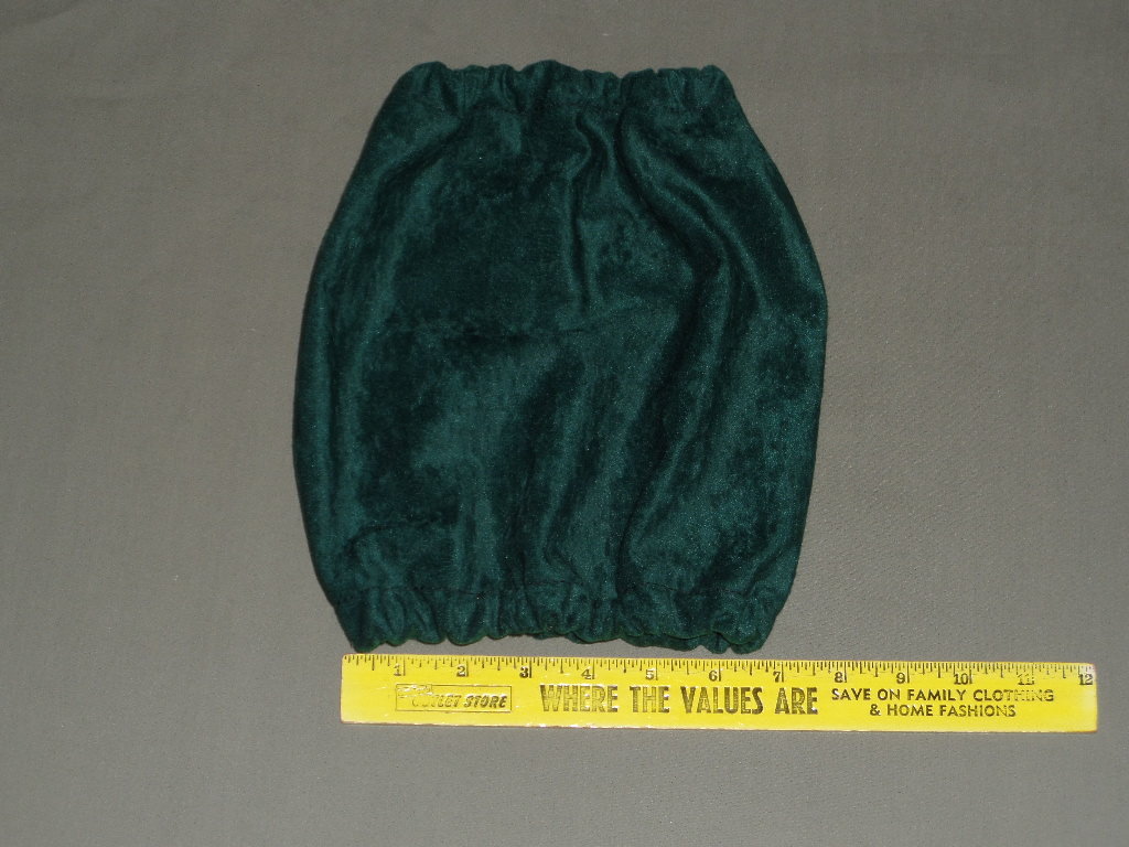 Green Dog Snood, Size Medium, Dog Show Supply, Doggy Ear Protection, Cockers, Cavaliers, Whippets and other breeds
