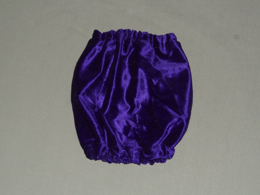 small purple dog snood