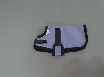 14" Blue Newborn Goat Kid Winter Coat, Lamb Jacket with Fleece Lining, Doe Buck Kid Lamping Supplies